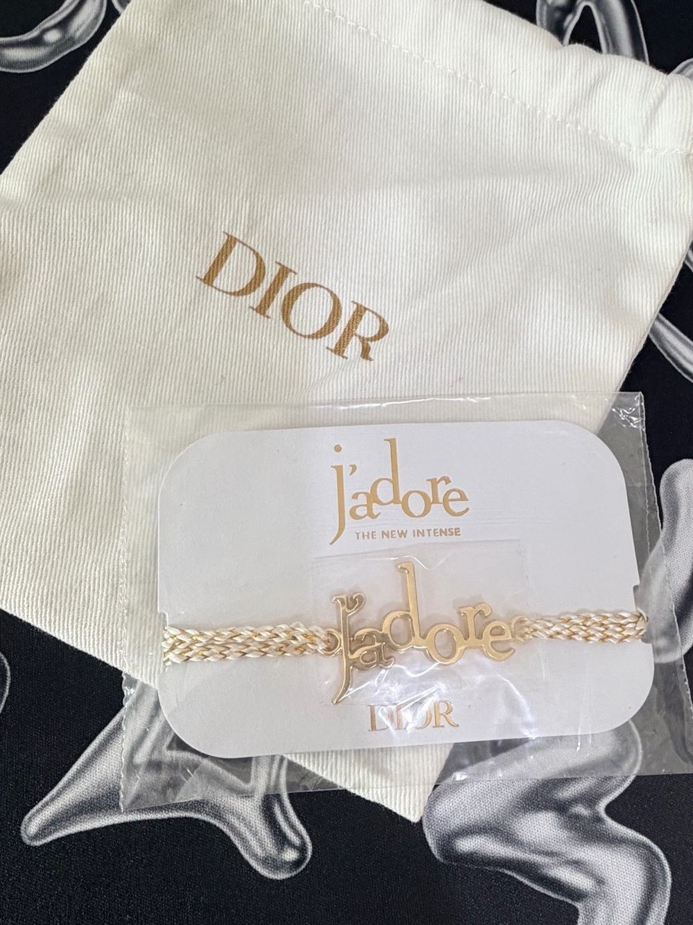 DIOR New J'adore Bracelet Gold Script